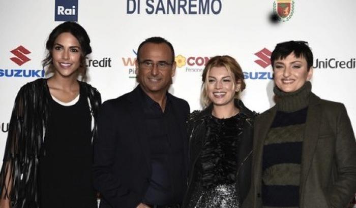 Sanremo, la prima notte