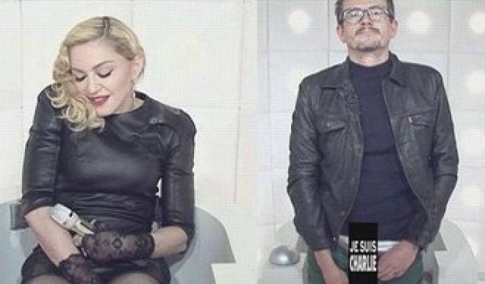 Madonna e Luz di Charlie Hebdo: lei si masturba, lui lo tira fuori‏