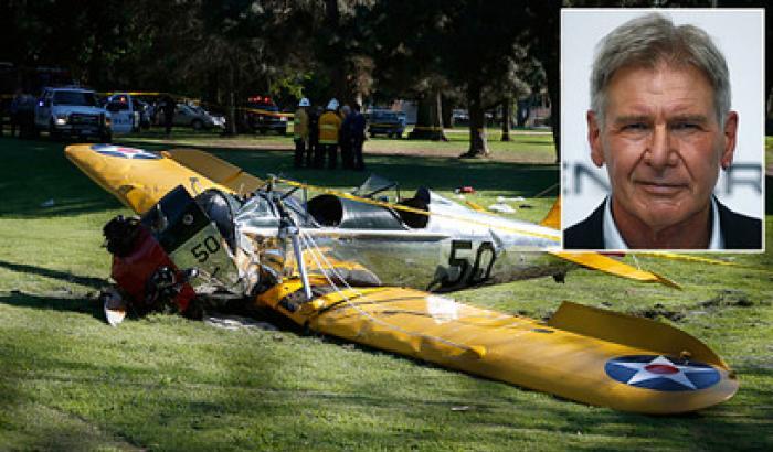 Schianto in aereo: ferito Harrison Ford