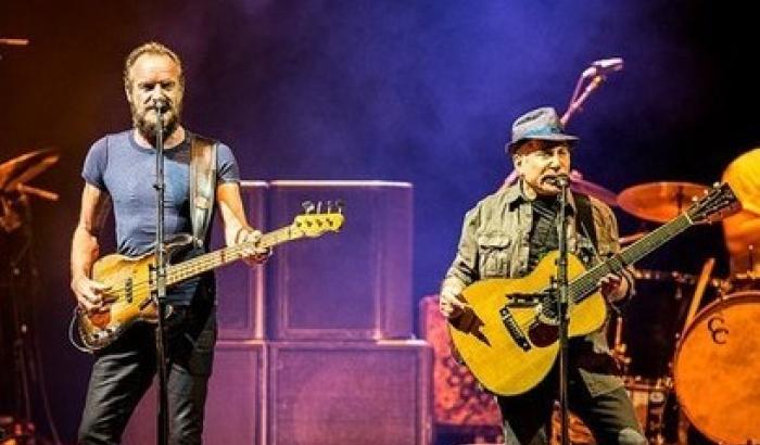 Sting e Paul Simon, l'emozione ha due voci