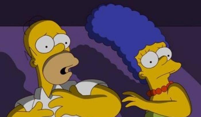 L'amore è finito: Homer e Marge Simpson divorziano