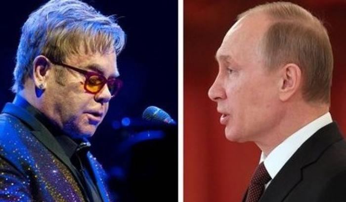 Putin telefona a Elton John? No, è solo uno scherzo tv