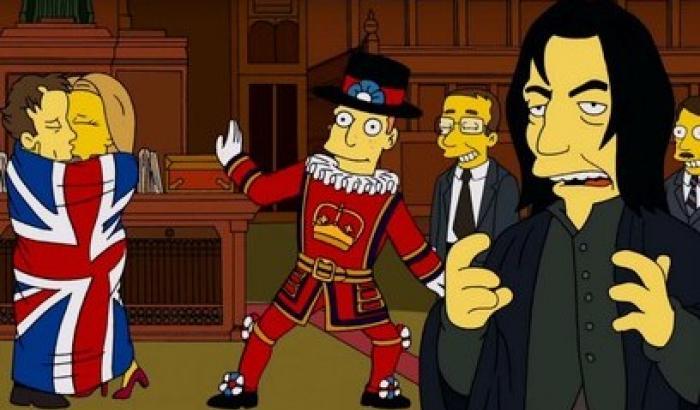 Simpson: quando Alan Rickman recitò sulle note di David Bowie