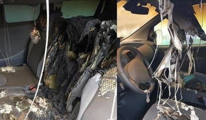 Bruciata l'auto di Clementino: lo sfogo su Facebook