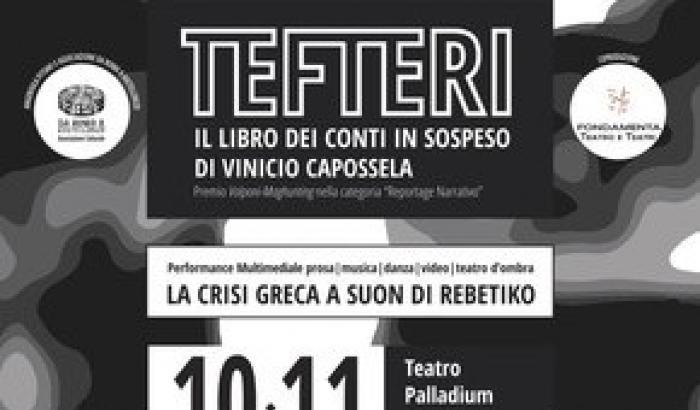 Tefteri di Vinicio Capossela al Teatro Palladium di Roma