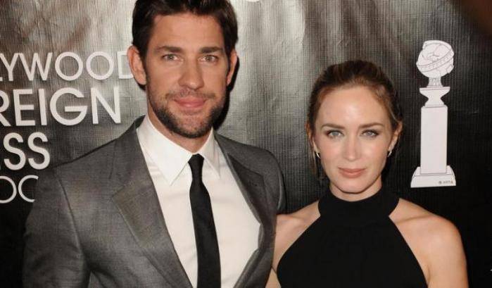 Primo film insieme per John Krasinski e Emily Blunt, marito e moglie nella vita reale