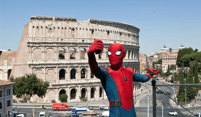 Dopo il successo al box office Spider-Man in vacanza a Roma