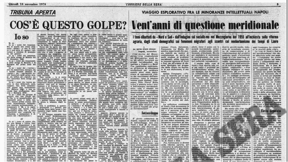 Nei suoi 150 anni il ‘Corriere’ ha dato esempi di giornalismo di qualità, il rischio è che si pieghi, come altri quotidiani, alla logica dei social