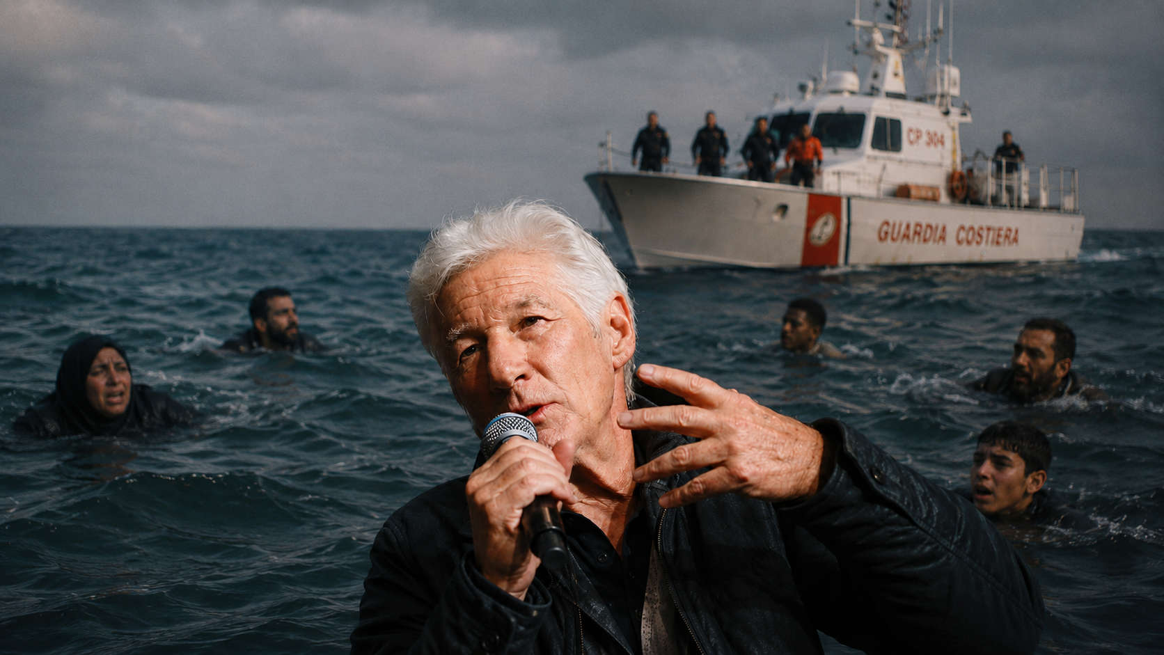 Gere all’Italia cattolica: "Salvare chi annega non può diventare una colpa"